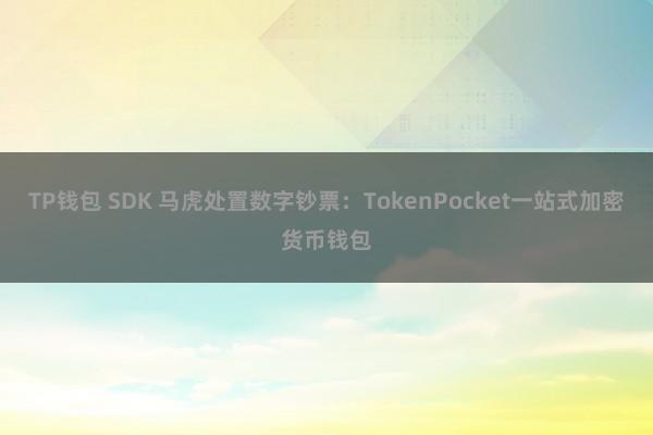 TP钱包 SDK 马虎处置数字钞票：TokenPocket一站式加密货币钱包